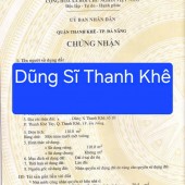 Bán đất kiệt Ô TÔ Dũng Sĩ Thanh Khê - Cách đường chính 30m